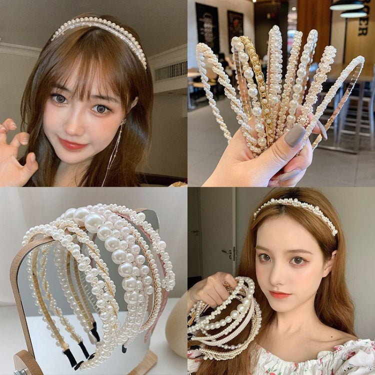 Sweet Pearl Headband Retro Versatile Hair Accessories