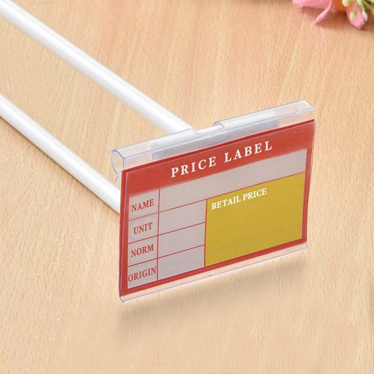 10pcs /Pack Label Strip Supermarket Display Price Sign