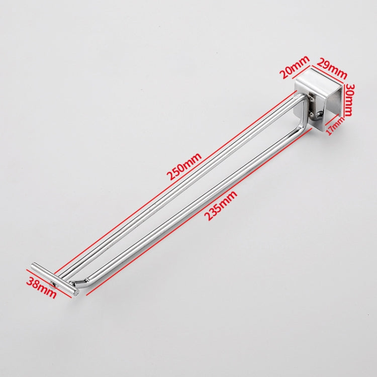 Square Tube Dual Line Hook Supermarket Hook