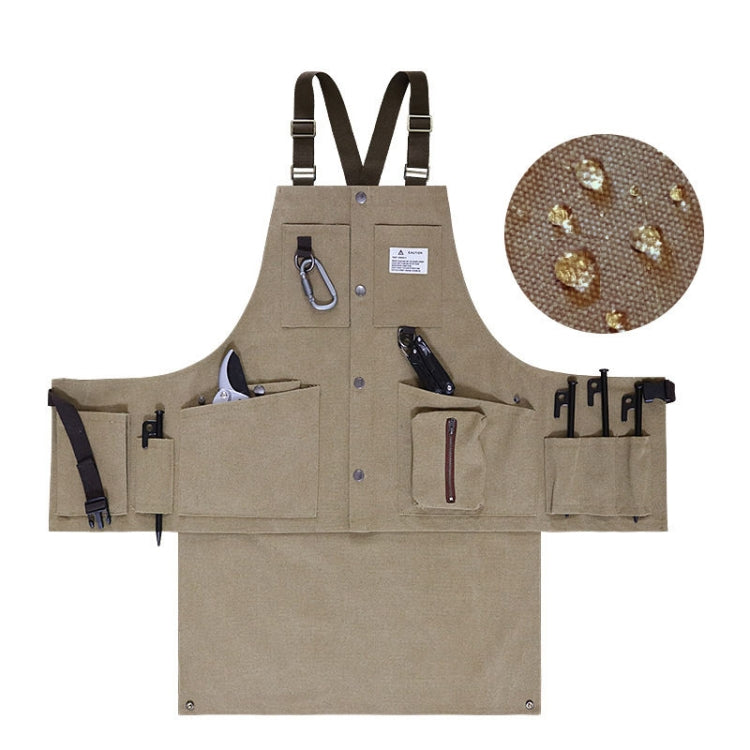 Canvas Electric Craftsmen Multi Pocket Tool Apron
