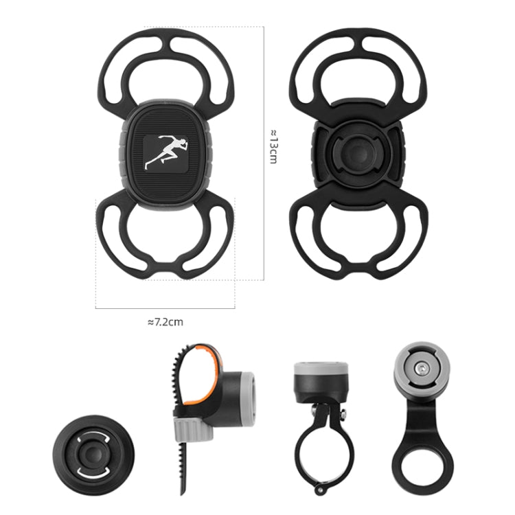 Bike Anti-vibration Silicone Cycling Fixed Mobile Phone Bracket
