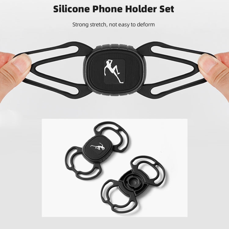 Bike Anti-vibration Silicone Cycling Fixed Mobile Phone Bracket
