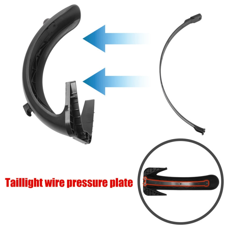 For Ninebot Max G30 Electric Scooter Parts Fender Tail Light Line Cover