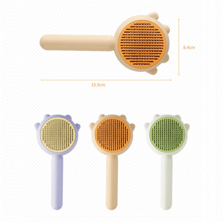 Pet Needle Combing Hair Cleaning De-frizz Brush