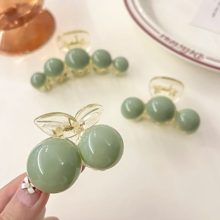 Green Pearl Acrylic Hair Clip Multifunctional Hair Accessories Clip