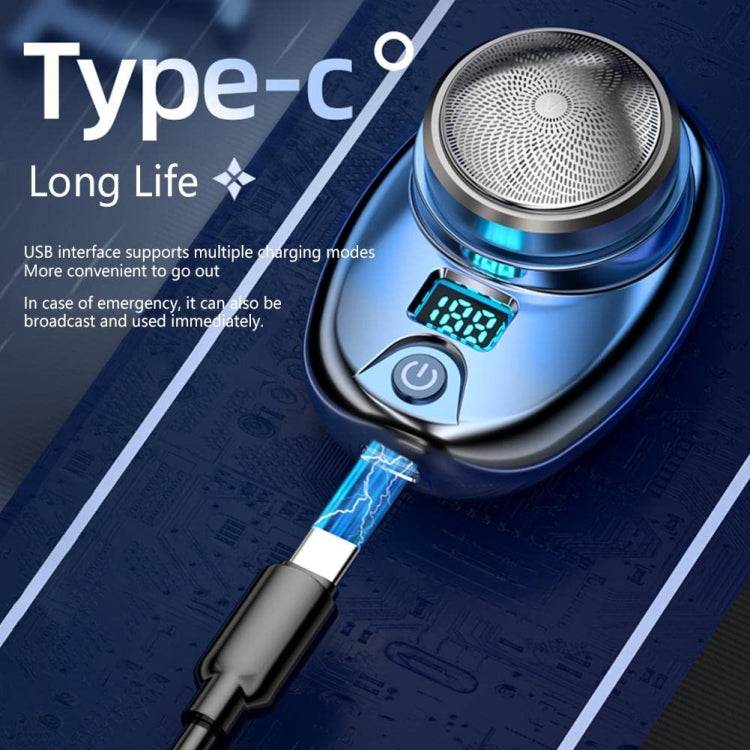 Portable Digital Razor Mini Washable Electric Shaver