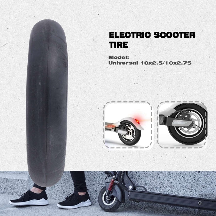 10 x 2.5/2.75 Electric Scooter 45 Degree Valve Thickened Inner Tube
