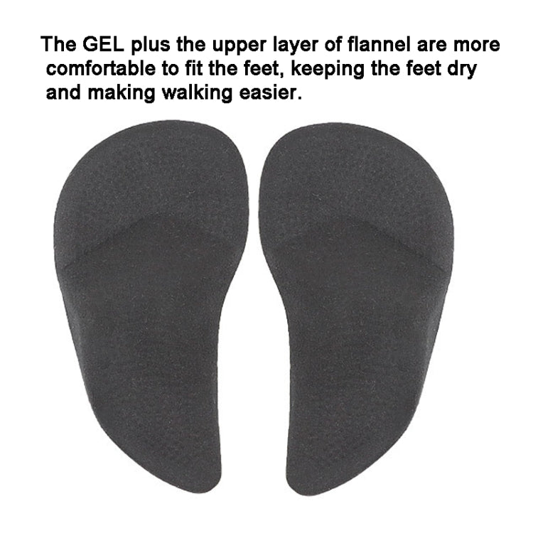 1pair Flat Feet Arch Support Shoe Insoles Adhesive Reusable Arch Cushions