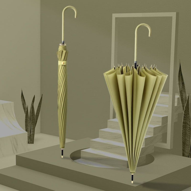 Long Handle Double 16 Bone Sunny And Rain Dual Use Umbrella