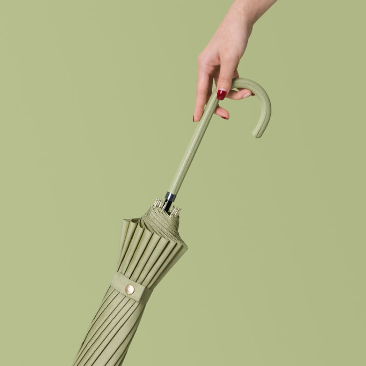 Long Handle Double 16 Bone Sunny And Rain Dual Use Umbrella