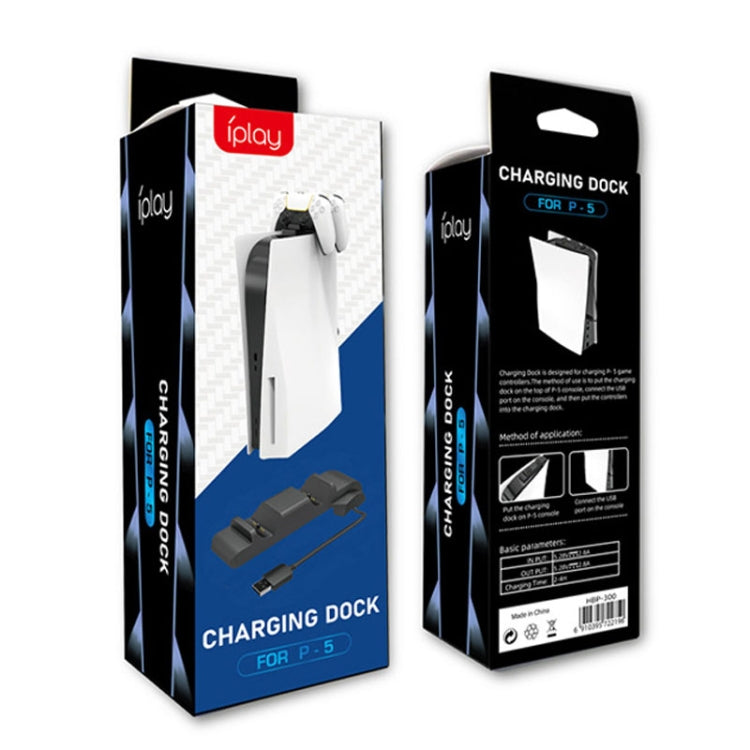 iplay HBP-300 For PS5 Game Handle Contact Dual Charging Base