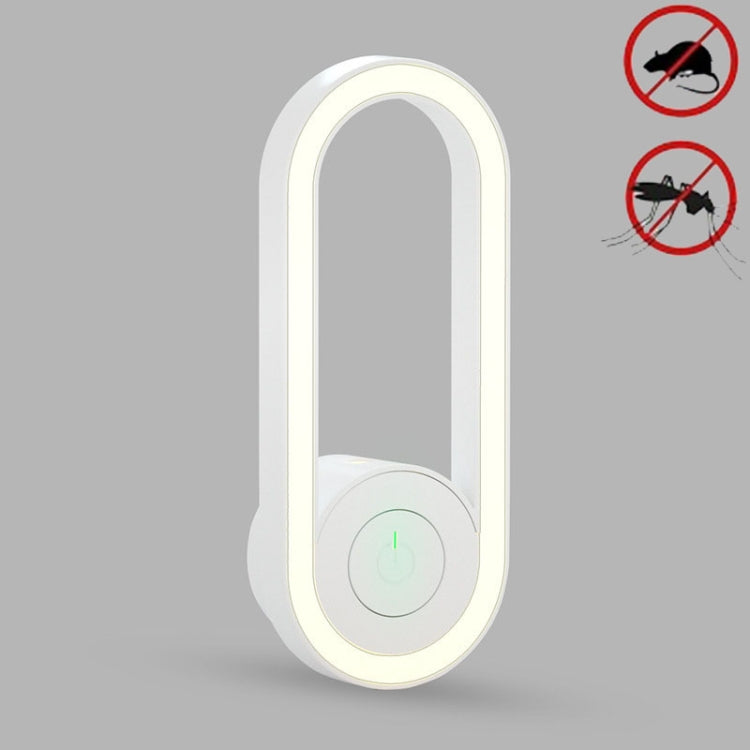 Ultrasonic Night Light Mosquito Repellent Household Mite Remover Repellent, US Plug
