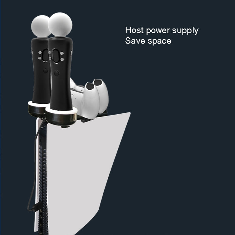 Iplay HBP-301 For PS5 / PS VR MOVE Controller Handle Dual Seat Charger 4 In 1 Charger