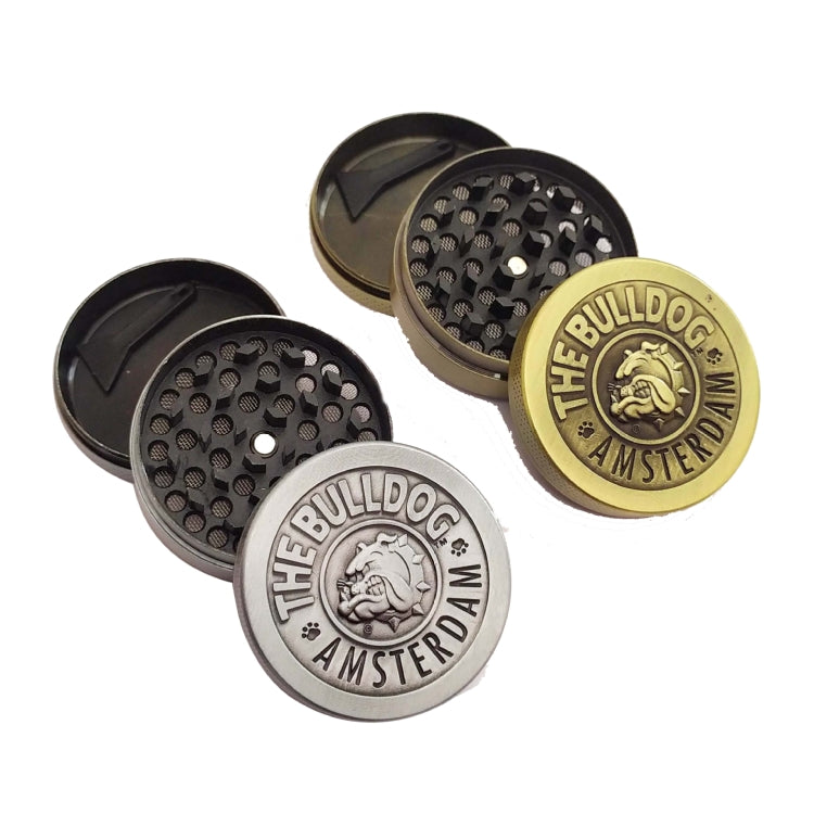 50mm  Bulldog Grinder Tobacco Herb Zinc Alloy Grinders