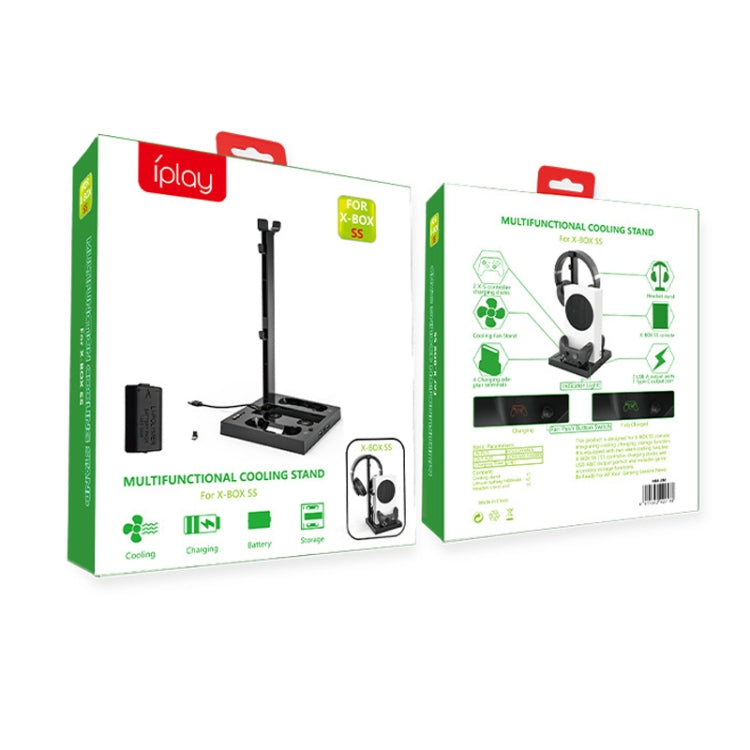 Iplay For Xbox Series S Host Cooling Bracket Handle Charging Base