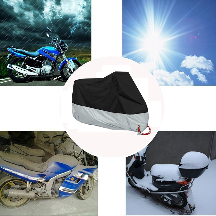 190T Motorcycle Rain Covers Dustproof Rain UV Resistant Dust Prevention Covers