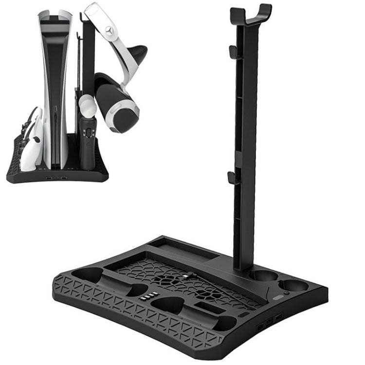 iplay HBP-270 For Sony PS5 Multifunctional Host Heat Dissipation Charging Base with Storage Rack