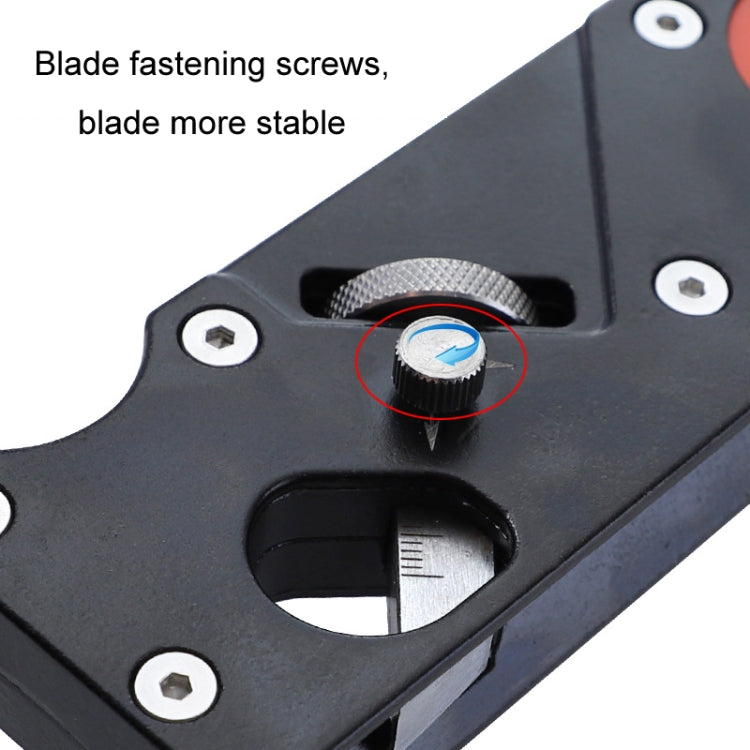 Woodworking Multi-Angle Chamfering Adjustable Depth Hand Planer