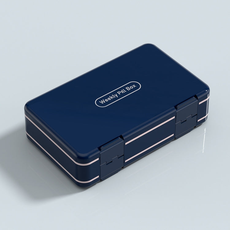 24 Grid Large Capacity Sealing Pills Case 3 Times A Day 7 Day Medicine Organizer Box