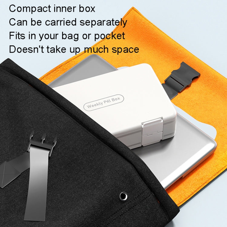 24 Grid Large Capacity Sealing Pills Case 3 Times A Day 7 Day Medicine Organizer Box