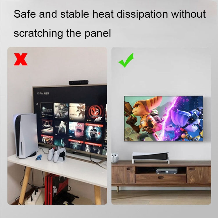 Iplay HBP-393 For Sony PS5 Optical Drive / Digital Version Host Horizontally Placed Bracket With Disc Slot