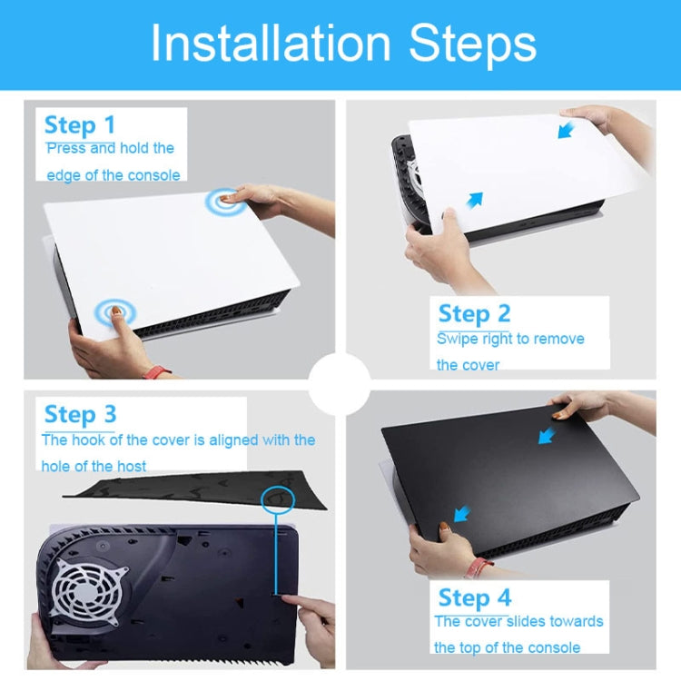 HBP-384 For Sony PS5 Digital Edition Console Protective Shell Game Console Accessories