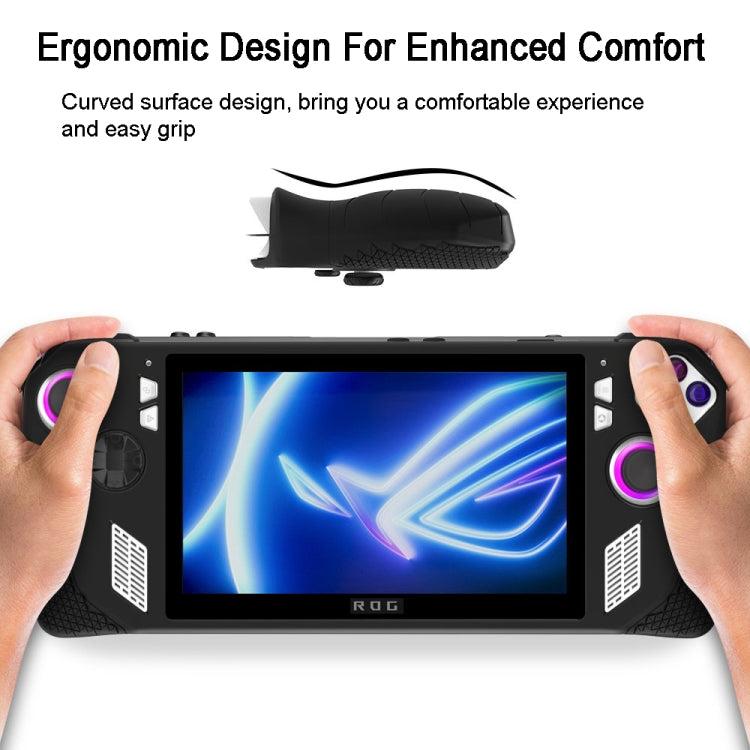 For ASUS Rog Ally Gaming Console Multicolor Silicone Case With 2 Button Caps