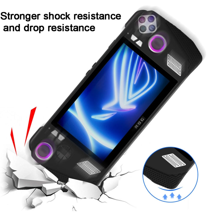 For ASUS Rog Ally Gaming Console Multicolor Silicone Case With 2 Button Caps