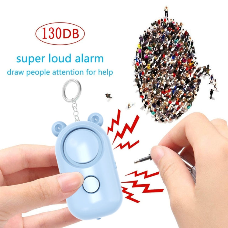 130dB LED Personal Alarm Pull Ring Outdoor Self-defense Products