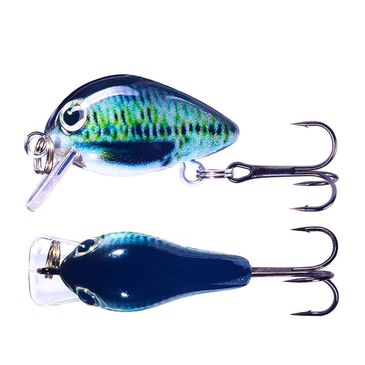 HENGJIA 2.5cm 1.5g Floating Water Little Fat Micro-Object Mini 3D Printing Luya Bait