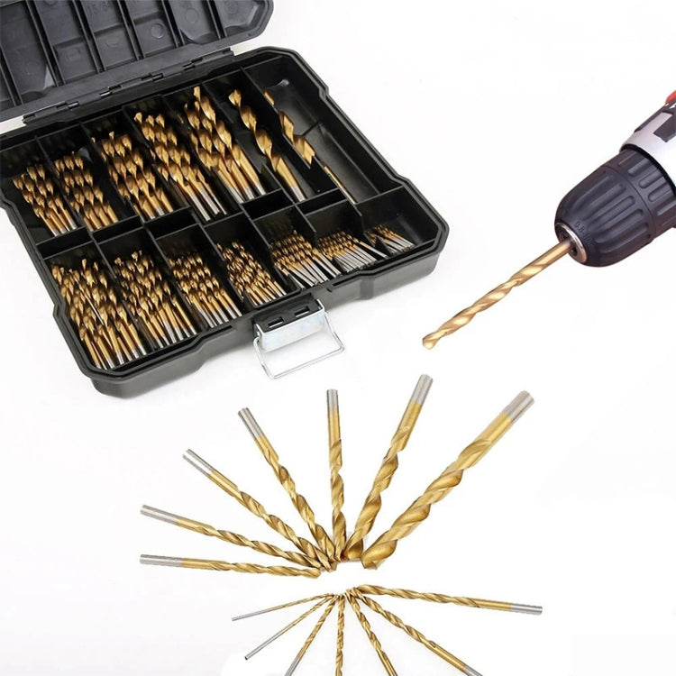 99-in-1  Titanium Drill Bit Set High-Speed Steel Drill Bits