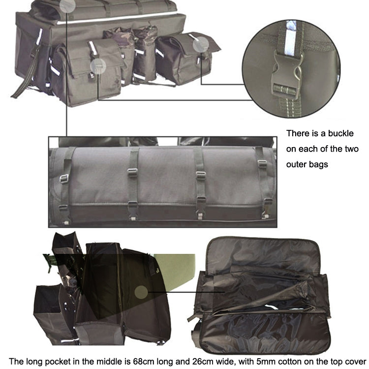 ATV Bag Quad Bike Go Kart Bag Snowmobile Mountain Bike Bag