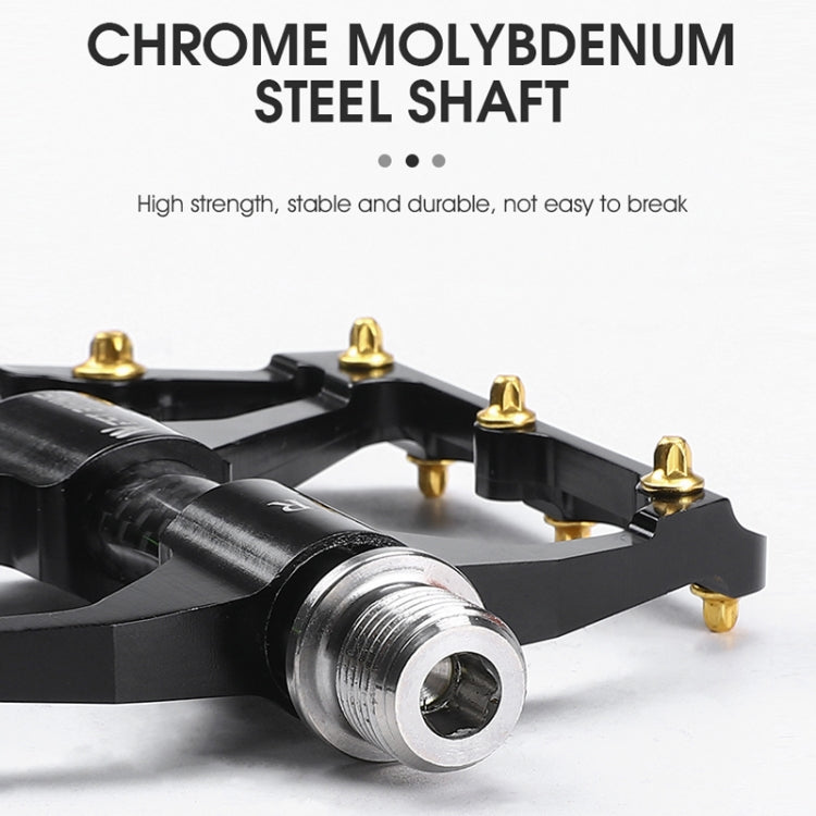 WEST BIKING 3 Bearings Ultralight Carbon Fiber Bushing Mountain Bike Pedal