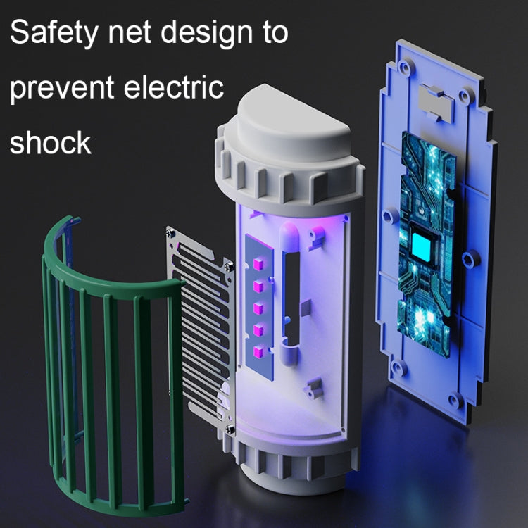 LED-UV Purple Light Wave Electric Shock Mosquito Killer Lamp Mini Plug-In Mosquito Repellent, CN Plug