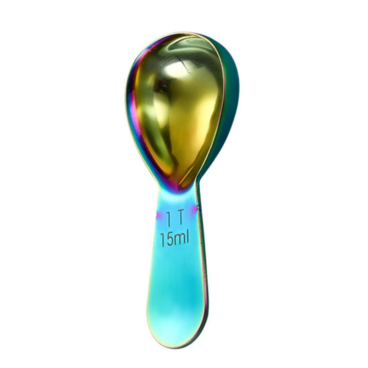 15ml 304 Stainless Steel Thickened Coffee Spoon With Scale Measuring Bean Spoon