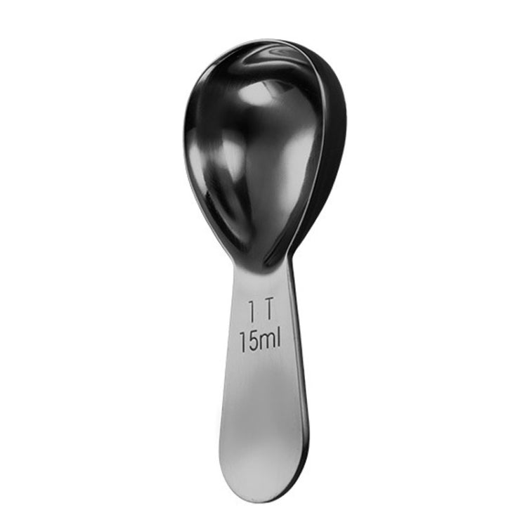 15ml 304 Stainless Steel Thickened Coffee Spoon With Scale Measuring Bean Spoon