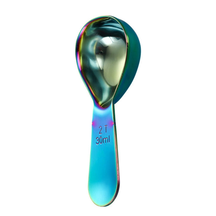 30ml 304 Stainless Steel Thickened Coffee Spoon With Scale Measuring Bean Spoon
