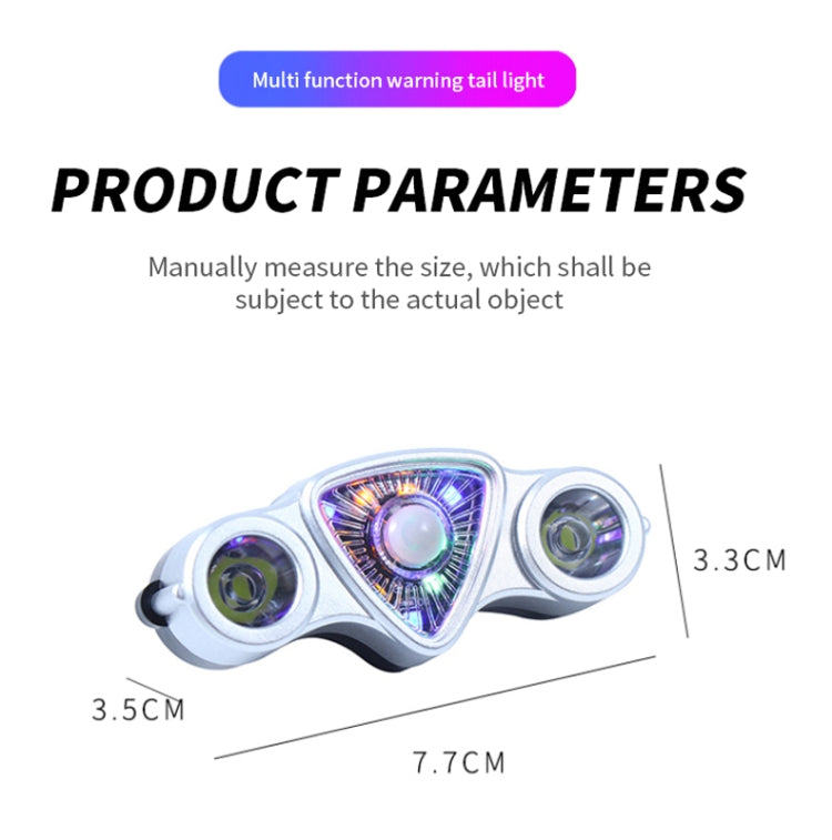 9+2 LED Bicycle Tail Light Rechargeable MTB Road Bike Headlight Warning Light