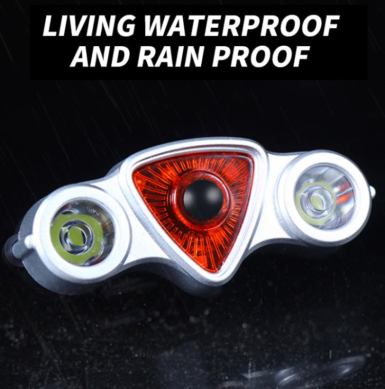 9+2 LED Bicycle Tail Light Rechargeable MTB Road Bike Headlight Warning Light