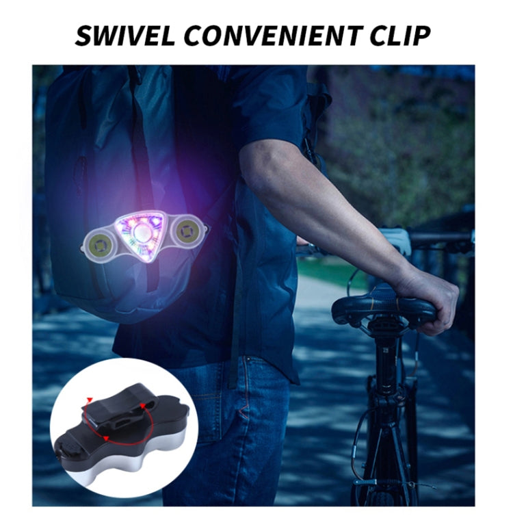 9+2 LED Bicycle Tail Light Rechargeable MTB Road Bike Headlight Warning Light