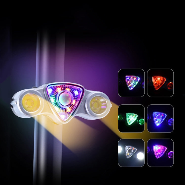 9+2 LED Bicycle Tail Light Rechargeable MTB Road Bike Headlight Warning Light