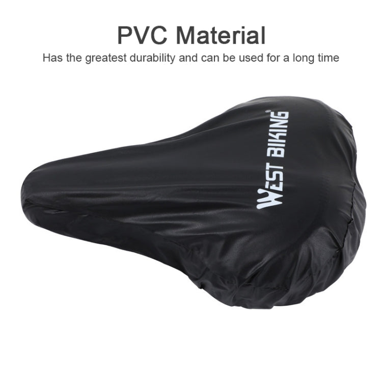 WEST BIKING 2pcs Bicycle Saddle Rain Cover Riding Equipment