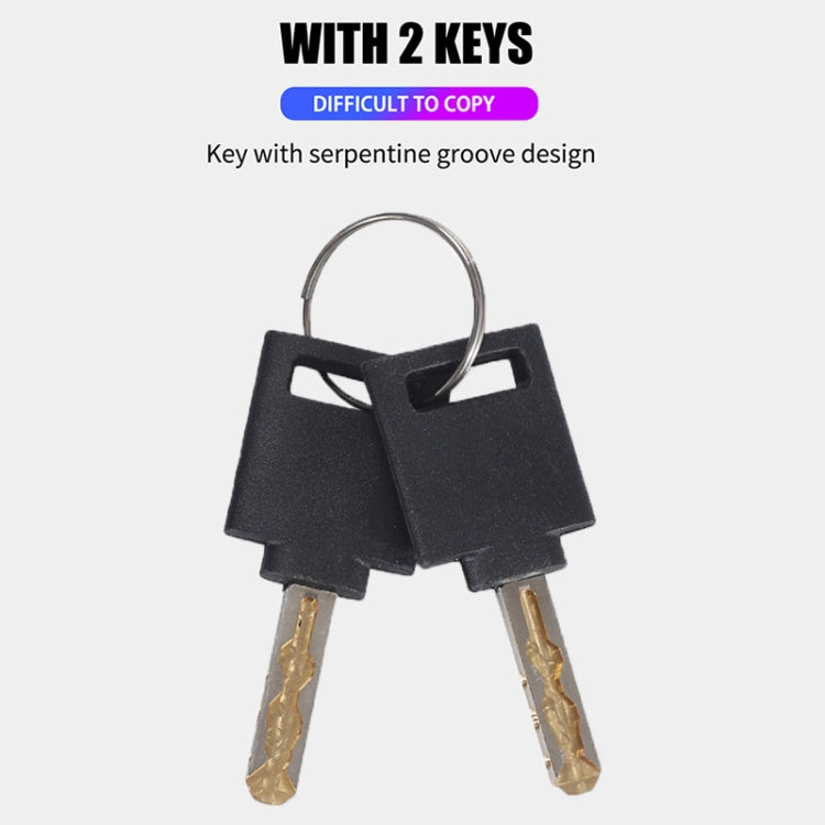 WEST BIKING 1.2m Bicycle Lock PVC Steel Cable Anti-theft Waterproof Cycling Lock