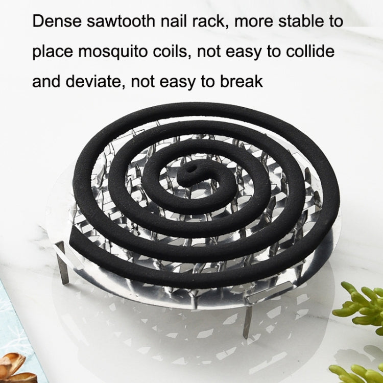 Stainless Steel Mosquito Incense Tray Holder Household Fireproof Mosquito Incense Box With Cover