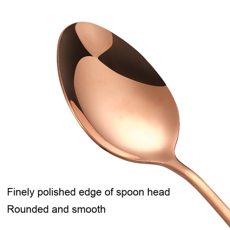 16pcs/set Carton Boxed Gold-Plated Stainless Steel Knife and Fork Set Western Cutlery