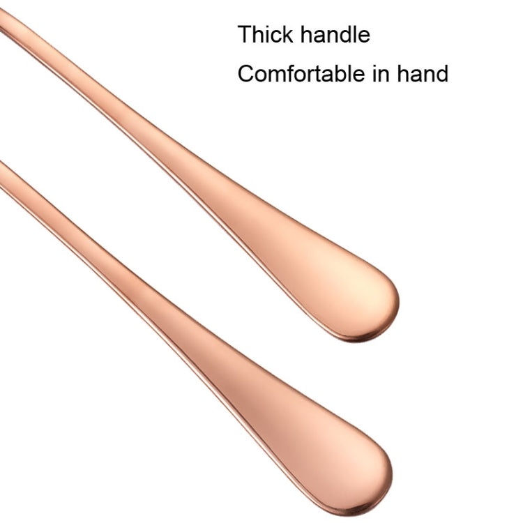 16pcs/set Carton Boxed Gold-Plated Stainless Steel Knife and Fork Set Western Cutlery