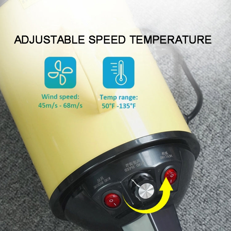 2100W Dog Dryer Stepless Speed Pet Hair Blaster With Vacuum Cleaner