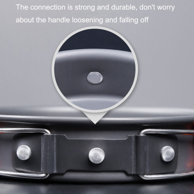 Hewolf HW-K1501 4-5 People Outdoor Aluminum Stove Portable Storage Camping Set