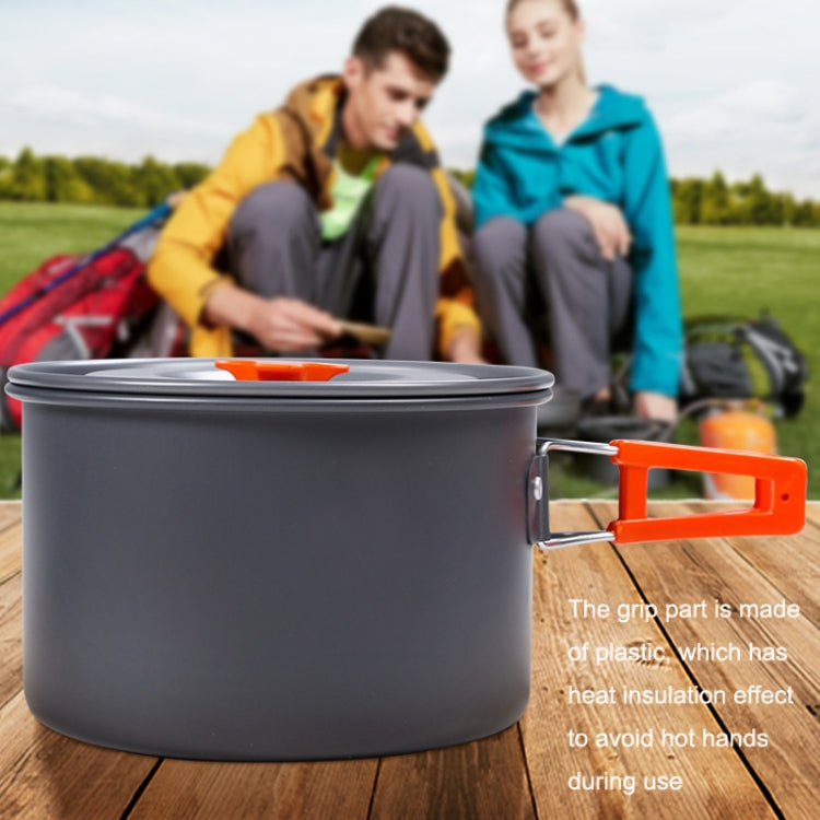 Hewolf HW-K1779 4-5 People Outdoor Aluminum Stove Portable Storage Camping Set