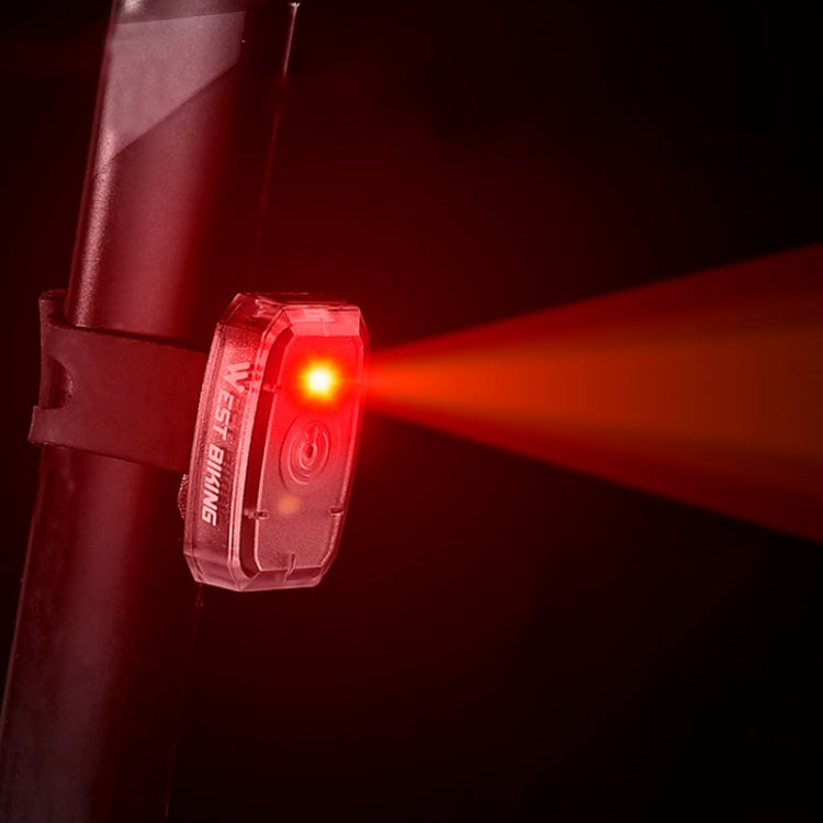 WEST BIKING Mini Bicycle Two-color Tail Light Riding Night Warning Light